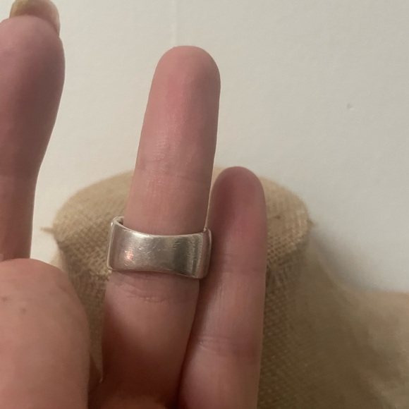 RELISTED! Zuni made; thick shank Turquoise and Silver inlaid Mosaic Ring🌵 - Picture 6 of 8